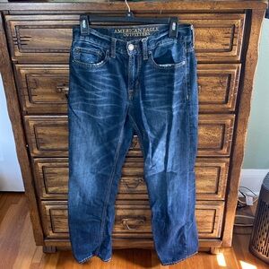 American Eagle relaxed straight cut jeans